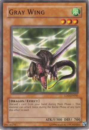 Gray Wing (Common) (LOD-EN041) - Legacy of Darkness (Worldwide English) Unlimited