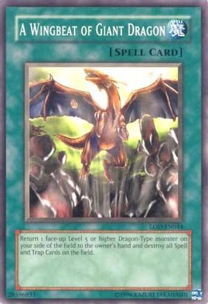 A Wingbeat of Giant Dragon (Common) (LOD-EN044) - Legacy of Darkness (Worldwide English) Unlimited
