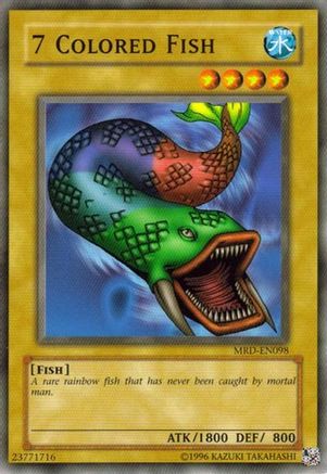 7 Colored Fish (Common) (MRD-EN098) - Metal Raiders (Worldwide English) Unlimited