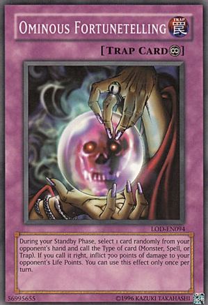 Ominous Fortunetelling (Common) (LOD-EN094) - Legacy of Darkness (Worldwide English) Unlimited