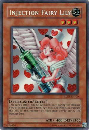 Injection Fairy Lily (Secret Rare) (LOD-EN100) - Legacy of Darkness (Worldwide English) Unlimited