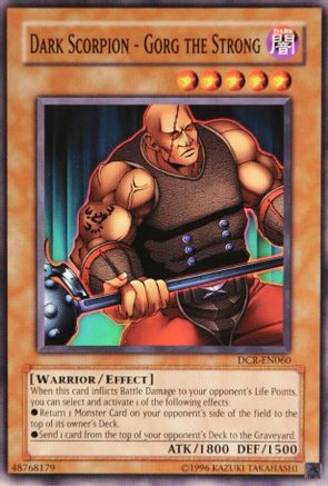 Dark Scorpion - Gorg the Strong (Common) (DCR-EN060) - Dark Crisis (Worldwide English) Unlimited