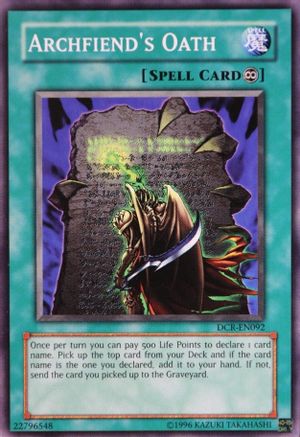 Archfiend's Oath (Common) (DCR-EN092) - Dark Crisis (Worldwide English) Unlimited