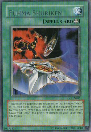 Fuhma Shuriken (Rare) (IOC-EN031) - Invasion of Chaos (Worldwide English) Unlimited