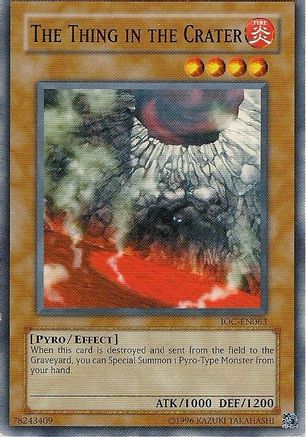 The Thing in the Crater (Common) (IOC-EN063) - Invasion of Chaos (Worldwide English) Unlimited