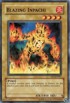 Blazing Inpachi (Common) (IOC-EN061) - Invasion of Chaos (Worldwide English) Unlimited