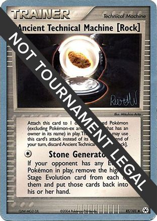 Ancient Technical Machine [Rock] - 2004 (Reed Weichler) (085/101) [World Championship Decks] - Uncommon