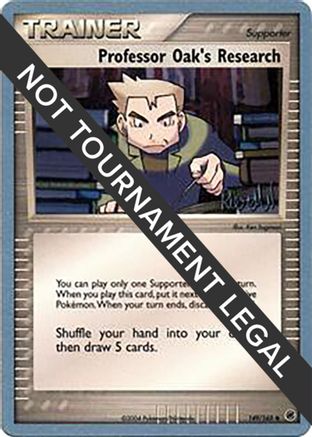Professor Oak's Research - 2004 (Reed Weichler) (149/165) [World Championship Decks] - Uncommon