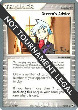Steven's Advice - 2004 (Chris Fulop) (092/101) [World Championship Decks] - Uncommon