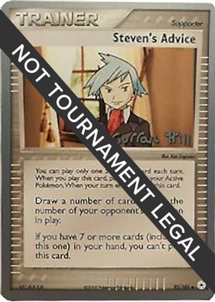 Steven's Advice - 2005 (Curran Hill) (092/101) [World Championship Decks] - Uncommon