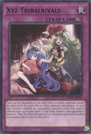 Xyz Tribalrivals (Rare) (AMDE-EN045) - Amazing Defenders 1st Edition