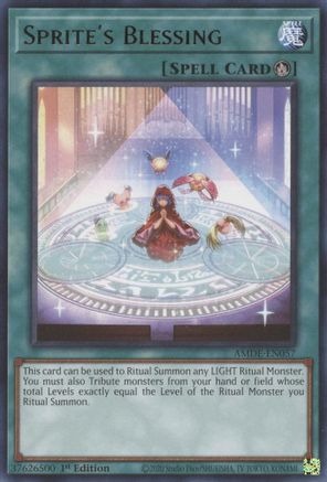 Sprite's Blessing (Rare) (AMDE-EN057) - Amazing Defenders 1st Edition