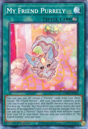 My Friend Purrely (Collector's Rare) (AMDE-EN020) - Amazing Defenders 1st Edition