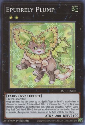 Epurrely Plump (Super Rare) (AMDE-EN016) - Amazing Defenders 1st Edition