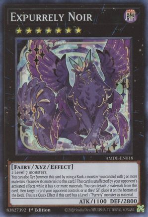 Expurrely Noir (Super Rare) (AMDE-EN018) - Amazing Defenders 1st Edition