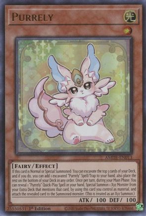 Purrely (Ultra Rare) (AMDE-EN013) - Amazing Defenders 1st Edition