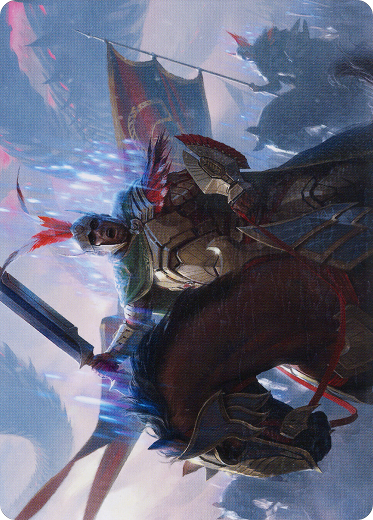 Marshal of Zhalfir // Marshal of Zhalfir (AMOM-050) (Borderless) [March of the Machine Art Series]