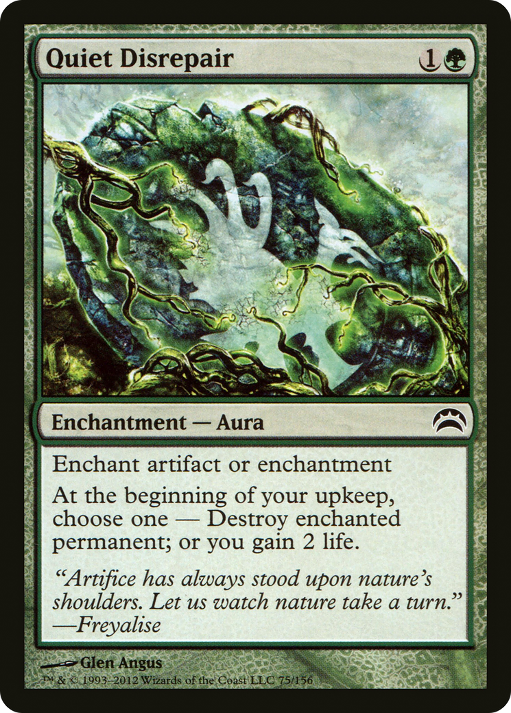 Quiet Disrepair (PC2-075) [Planechase 2012] Foil