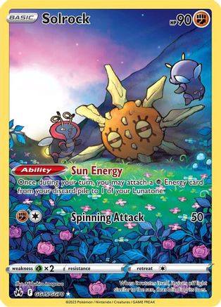 Solrock (GG15/GG70) [SWSH Crown Zenith Galarian Gallery] Holofoil - Ultra Rare