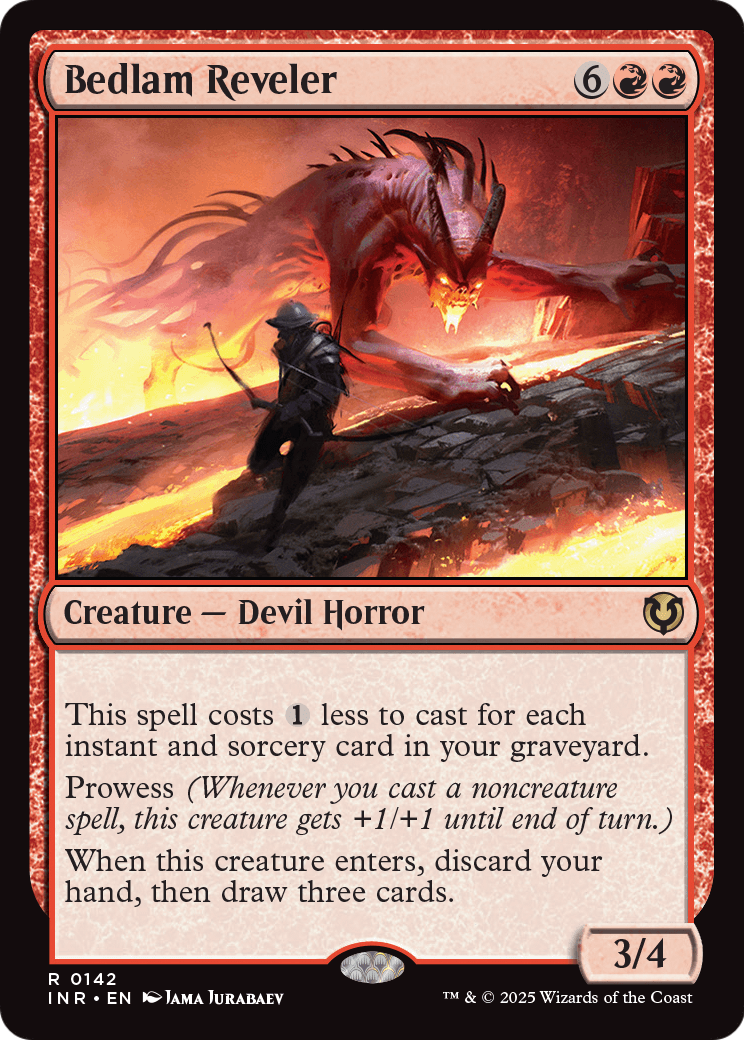 Bedlam Reveler - Foil [Innistrad Remastered]