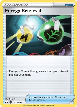 Energy Retrieval (127/159) [SWSH Crown Zenith] Reverse Holofoil - Common
