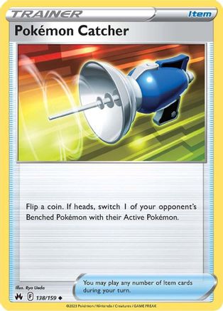 Pokemon Catcher (138/159) [SWSH Crown Zenith] Reverse Holofoil - Uncommon