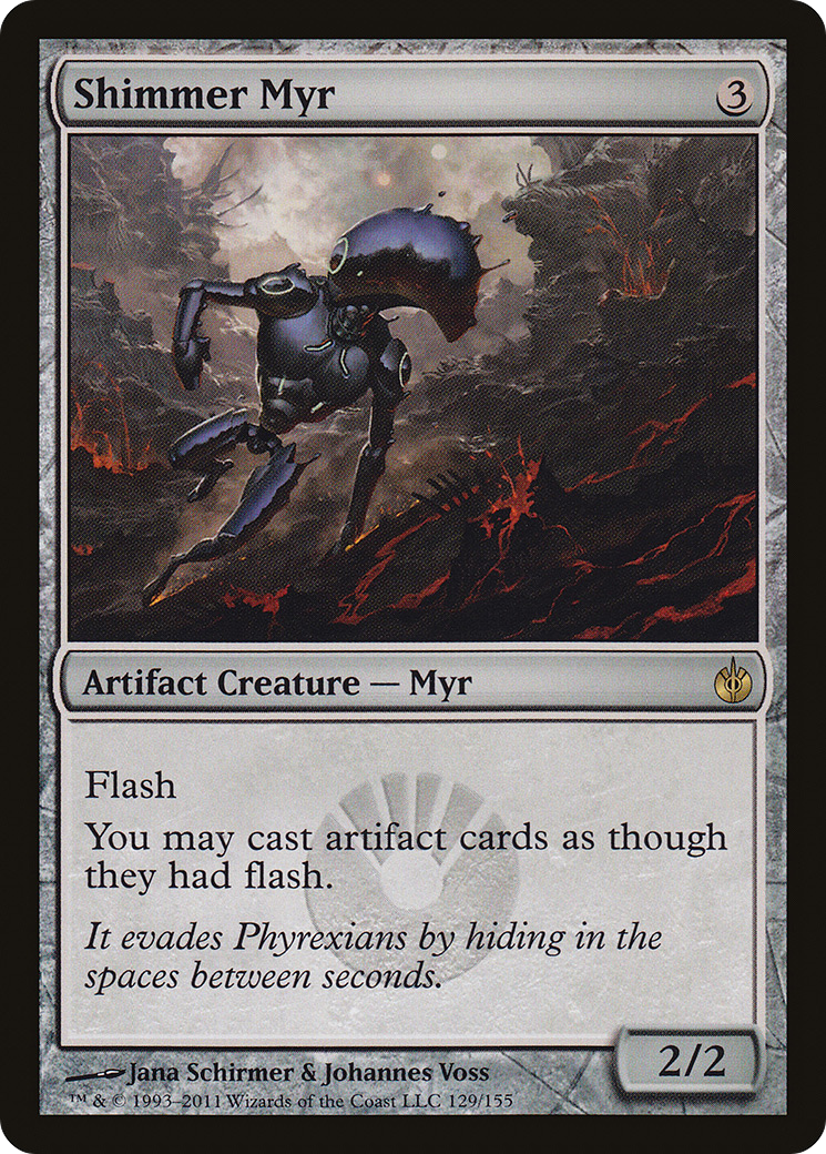 Shimmer Myr (MBS-129) [Mirrodin Besieged] Foil