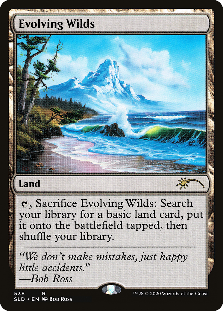 Evolving Wilds (Bob Ross) (SLD-538) [Secret Lair Drop]