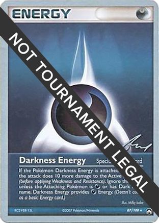 Darkness Energy - 2007 (Tom Roos) (087/108) [World Championship Decks] - Rare