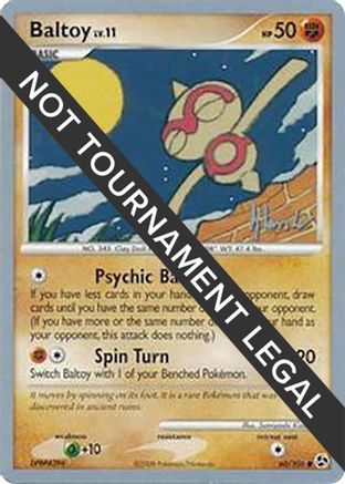 Baltoy - 2008 (Dylan Lefavour) (060/106) [World Championship Decks] - Common