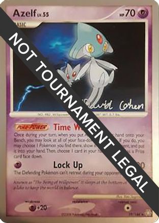 Azelf - 2009 (David Cohen) (019/146) [World Championship Decks] - Rare