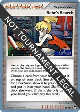 Bebe's Search - 2009 (David Cohen) (089/111) [World Championship Decks] - Uncommon
