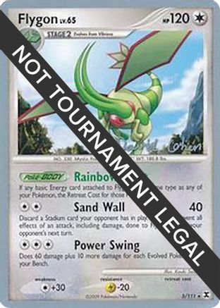 Flygon - 2009 (David Cohen) (005/111) [World Championship Decks] - Rare