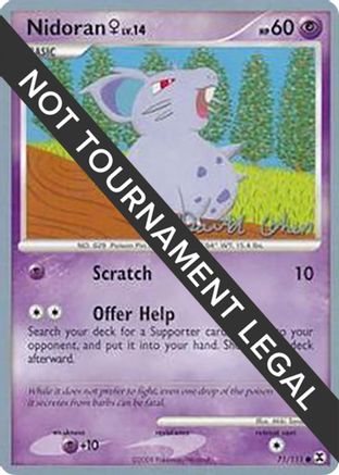 Nidoran F - 2009 (David Cohen) (071/111) [World Championship Decks] - Common