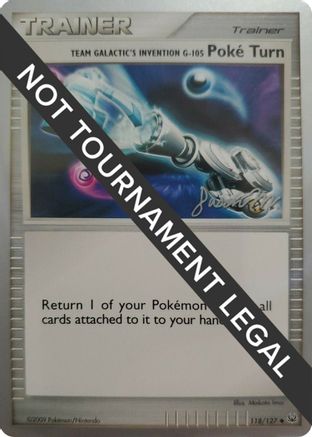 Team Galactic's Invention G-105 Poke Turn - 2009 (Jason Martinez) (118/127) [World Championship Decks] - Uncommon