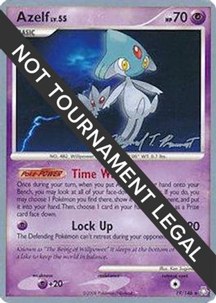 Azelf - 2010 (Michael Pramawat) (019/146) [World Championship Decks] - Rare