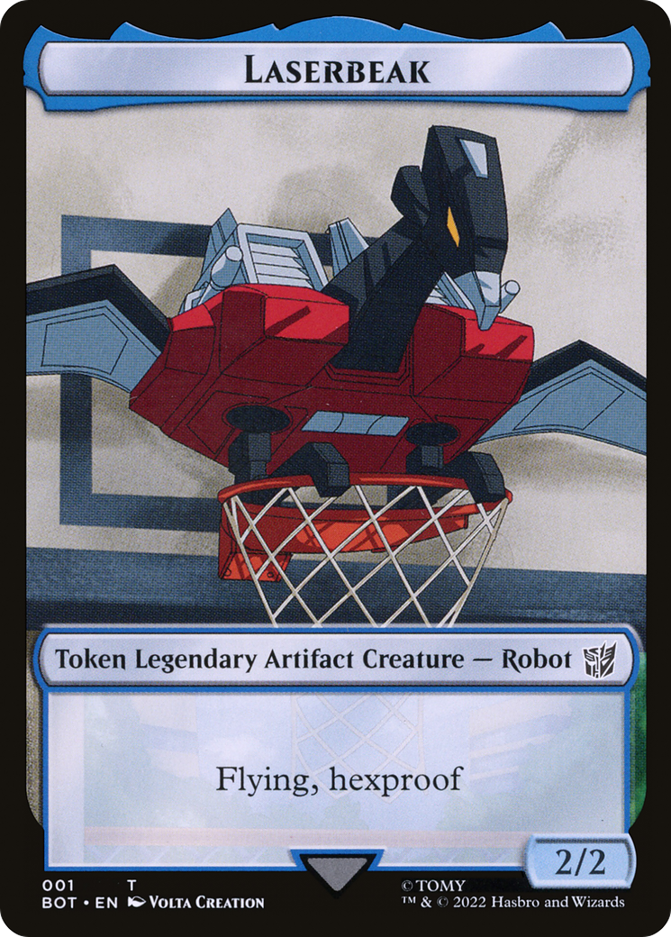 Laserbeak Token (BOT-001) [Transformers Tokens]