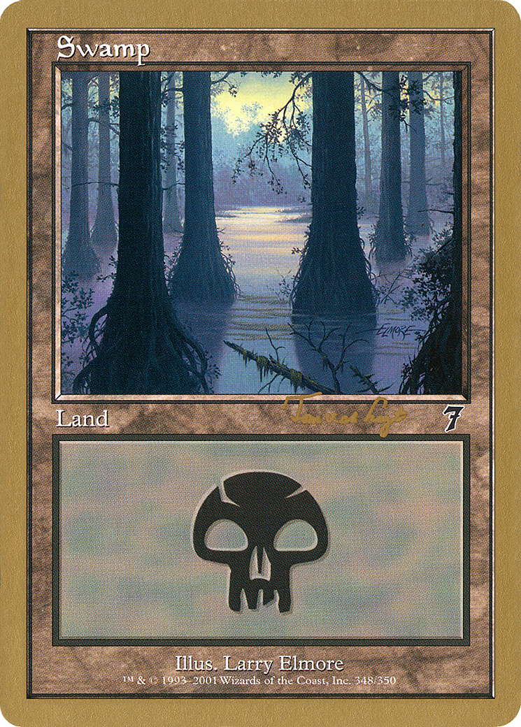 Swamp (348) - 2001 Tom van de Logt (7ED) [World Championship Decks 2001]
