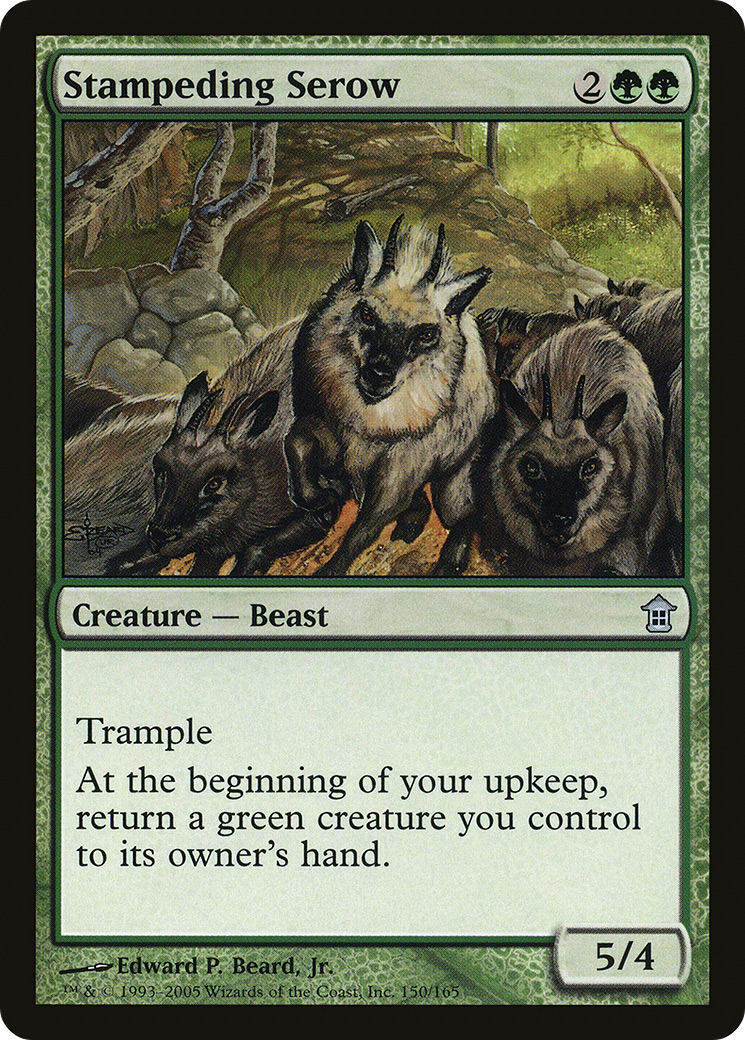 Stampeding Serow (SOK-150) [Saviors of Kamigawa]