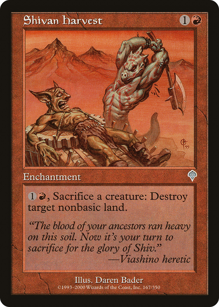 Shivan Harvest (INV-167) [Invasion]