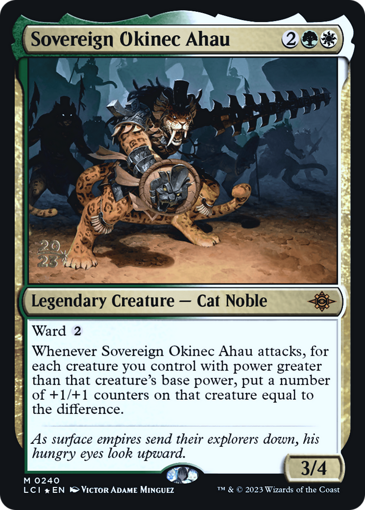 Sovereign Okinec Ahau (PRE-240) [The Lost Caverns of Ixalan Promos] Foil
