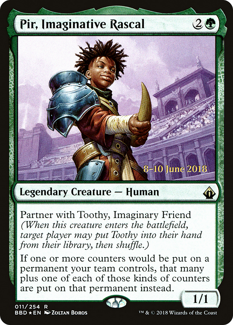 Pir, Imaginative Rascal (LARP-011) [Battlebond Promos] Foil