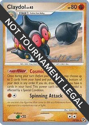 Claydol - 2010 (Michael Pramawat) (015/106) [World Championship Decks] - Rare