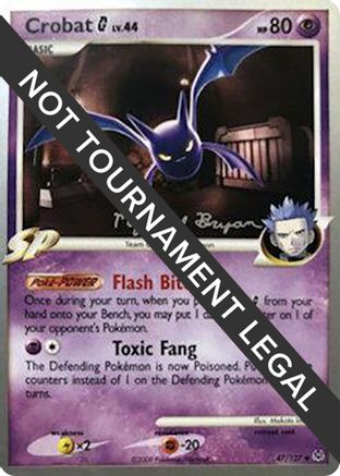 Crobat G - 2010 (Mychael Bryan) (047/127) [World Championship Decks] - Uncommon