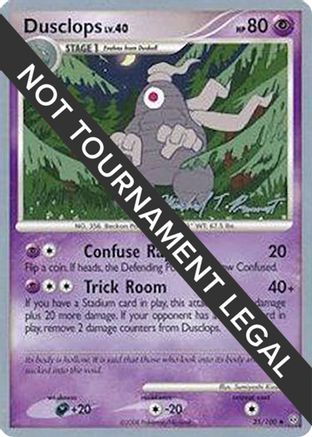 Dusclops - 2010 (Michael Pramawat) (035/100) [World Championship Decks] - Uncommon
