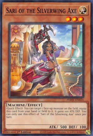 Sari of the Silverwing Axe (Common) (PHHY-EN026) - Photon Hypernova 1st Edition