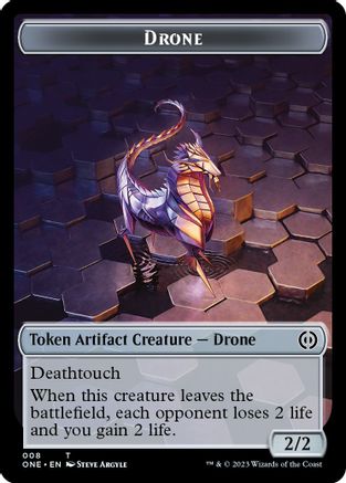 Drone Token (ONE-008) [Phyrexia: All Will Be One]