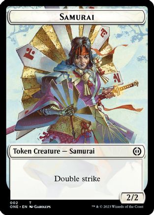 Samurai Token (ONE-002) [Phyrexia: All Will Be One]