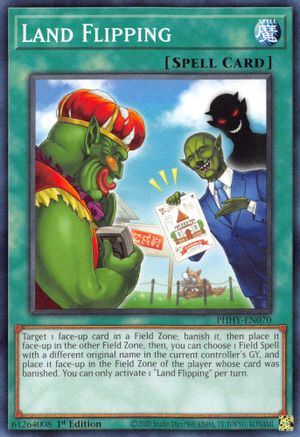 Land Flipping (Common) (PHHY-EN070) - Photon Hypernova 1st Edition