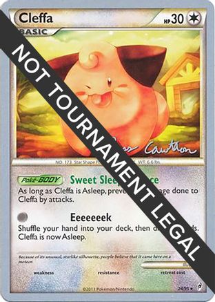 Cleffa - 2011 (Ross Cawthon) (024/95) [World Championship Decks] - Rare